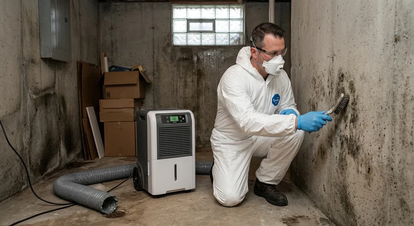 Professional mold removal work - How can moisture and humidity contribute to mold growth?